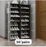 Armoire de Rangement pour Chaussures 36 et 54 Paires – Image 5