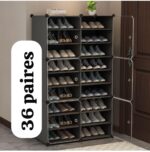 Armoire de Rangement pour Chaussures 36 et 54 Paires – Image 3