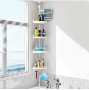Organisateur de Salle de Bain Télescopique en Acier Inoxydable – Image 2