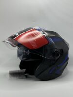 casque IBK certifié (bleu noir )