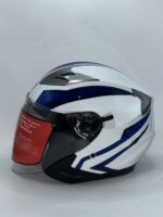 Casque IBK Certifié blanc bleu – Image 6