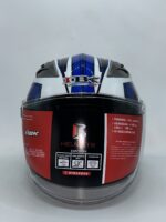 Casque IBK Certifié blanc bleu – Image 5