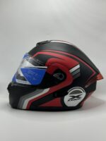 Casque X one modulable certifié (rouge noire ) – Image 2
