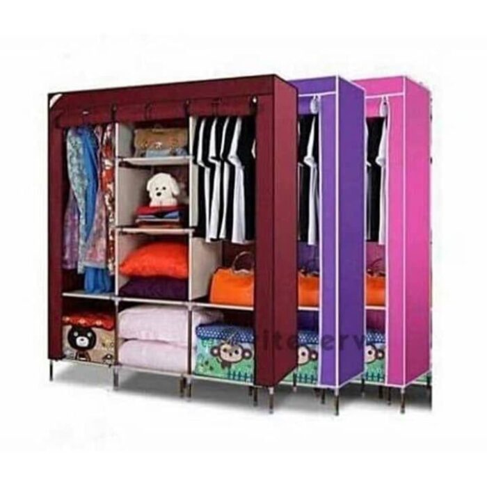 Armoire garde robe portable design simple et solide montage facile – Image 7