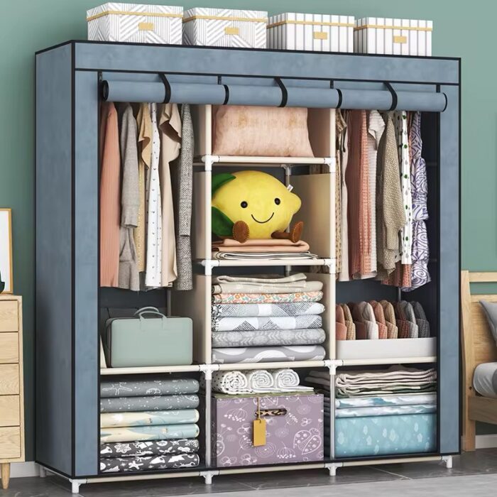 Armoire garde robe portable design simple et solide montage facile – Image 4