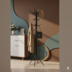 Porte-Manteau sur Pied en Métal "Arbre" | 12 Crochets | Idéal Entrée & Chambre – Image 2