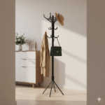 Porte-Manteau sur Pied en Métal "Arbre" | 12 Crochets | Idéal Entrée & Chambre